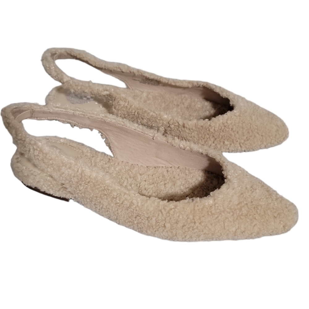 Vince Camuto Presnue Cozy Slingback Flats Size 7.5